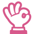 OK hand on platform BlobMoji