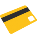 credit card on platform BlobMoji