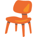 seat on platform BlobMoji