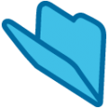 open file folder on platform BlobMoji