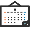 calendar on platform BlobMoji