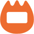 name badge on platform BlobMoji