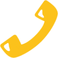 telephone receiver on platform BlobMoji