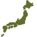 map of Japan on platform BlobMoji