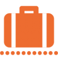 baggage claim on platform BlobMoji