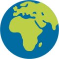 earth africa on platform BlobMoji