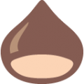 chestnut on platform BlobMoji