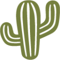 cactus on platform BlobMoji