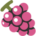grapes on platform BlobMoji