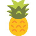 pineapple on platform BlobMoji