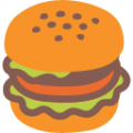 hamburger on platform BlobMoji