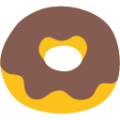 doughnut on platform BlobMoji