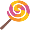 lollipop on platform BlobMoji