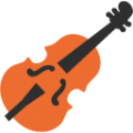violin on platform BlobMoji