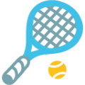 tennis on platform BlobMoji