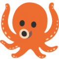 octopus on platform BlobMoji