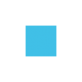 black medium-small square on platform BlobMoji