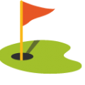 golf on platform BlobMoji