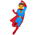 man superhero on platform BlobMoji