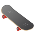 skateboard on platform BlobMoji