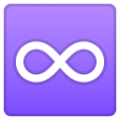 infinity on platform BlobMoji
