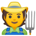 farmer on platform BlobMoji