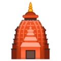 hindu temple on platform BlobMoji