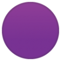 purple circle on platform BlobMoji