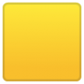 yellow square on platform BlobMoji