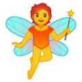 fairy on platform BlobMoji