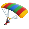 parachute on platform BlobMoji