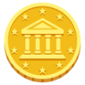 coin on platform BlobMoji