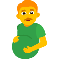 pregnant man on platform Emojiall Bubble