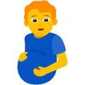 pregnant person on platform Emojiall Bubble