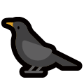 black bird on platform Emojiall Classic