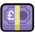 pound banknote on platform Emojiall Classic