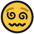 face with spiral eyes on platform Emojiall Classic