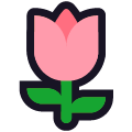 tulip on platform Emojiall Classic