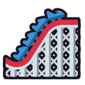 roller coaster on platform Emojiall Classic