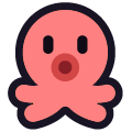 octopus on platform Emojiall Classic