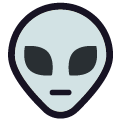 alien on platform Emojiall Classic