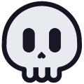 skull on platform Emojiall Classic