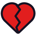 broken heart on platform Emojiall Classic