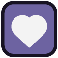 heart decoration on platform Emojiall Classic