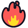 fire on platform Emojiall Classic