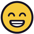 grin on platform Emojiall Classic