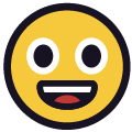 smiley on platform Emojiall Classic