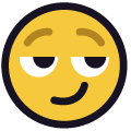smirk on platform Emojiall Classic