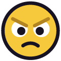 angry on platform Emojiall Classic