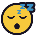 sleeping on platform Emojiall Classic